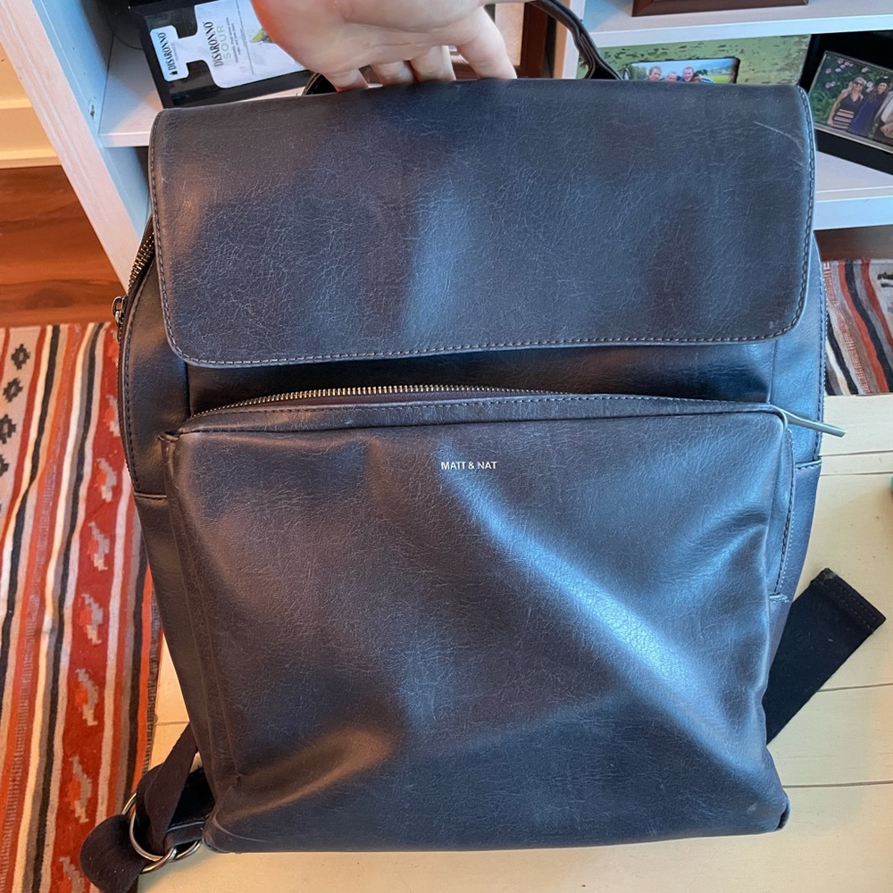 Matt & Nat navy backpack